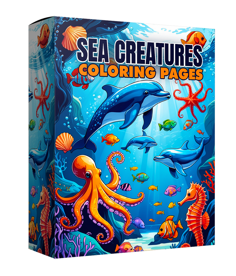 sea life coloring book