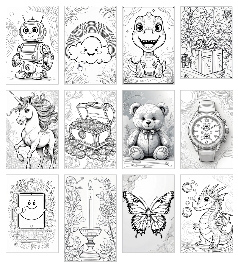 Everyday Objects Coloring Pages everyday objects coloring pages