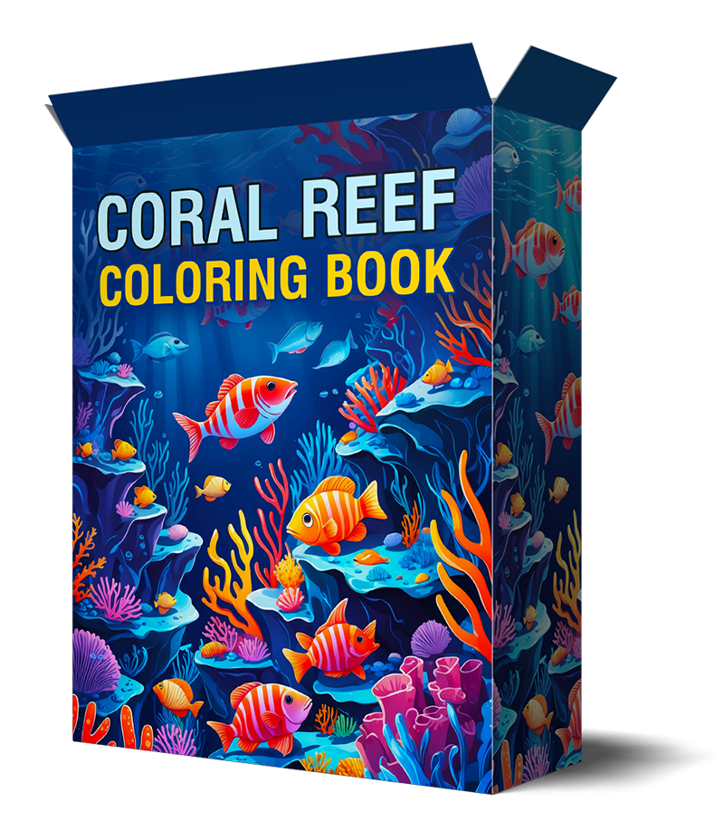 Coral Reef Coloring Pages ocean coloring book
