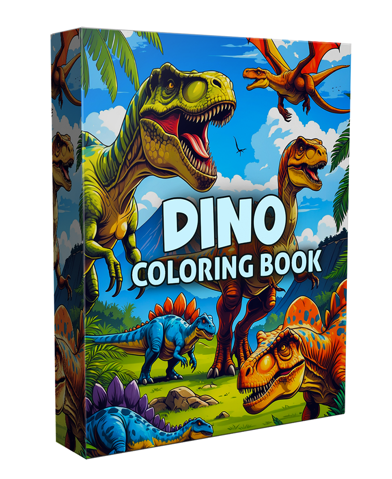 Dinosaur Coloring Pages printable dino coloring book