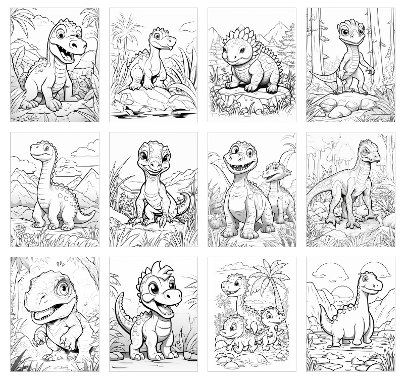 Dinosaur Coloring Pages dinosaur coloring pages