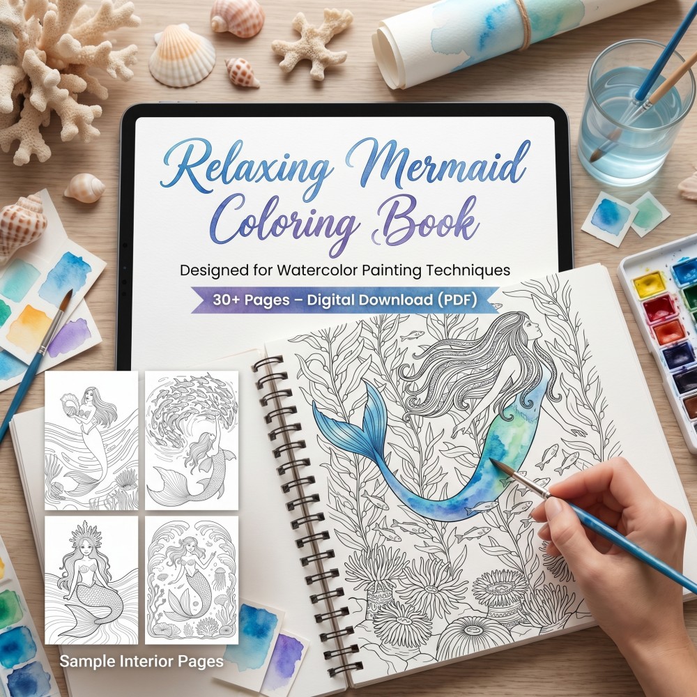 ocean fantasy coloring book