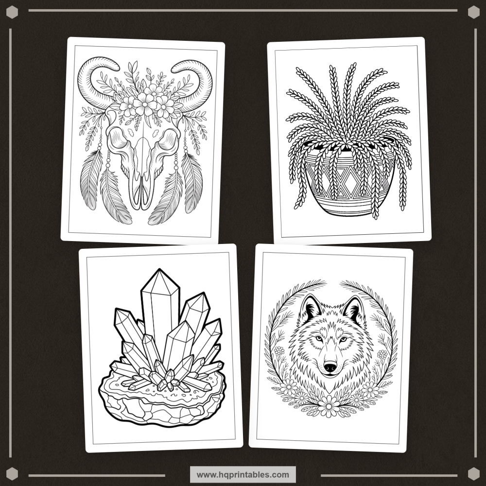 intricate bohemian designs