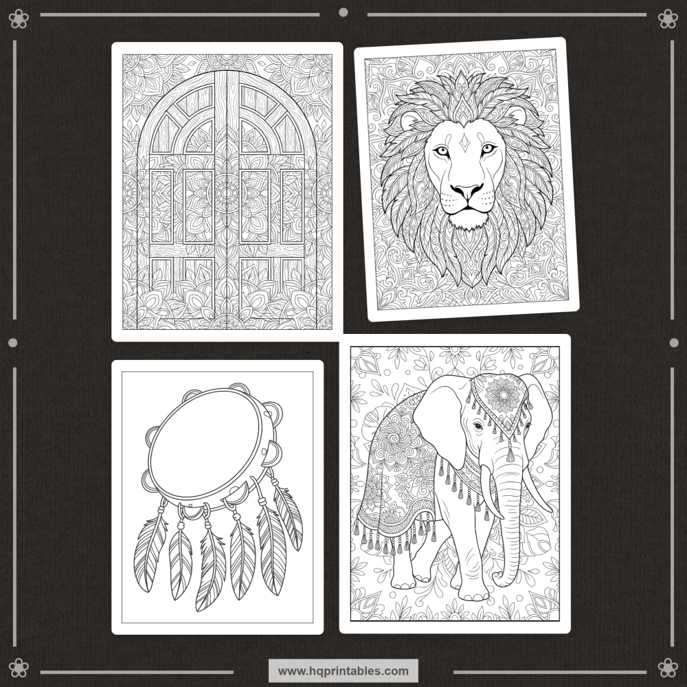 intricate bohemian designs