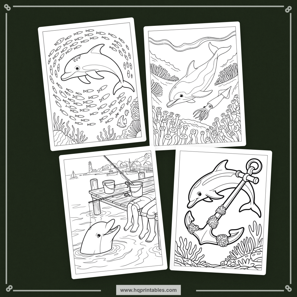 kids ocean coloring book