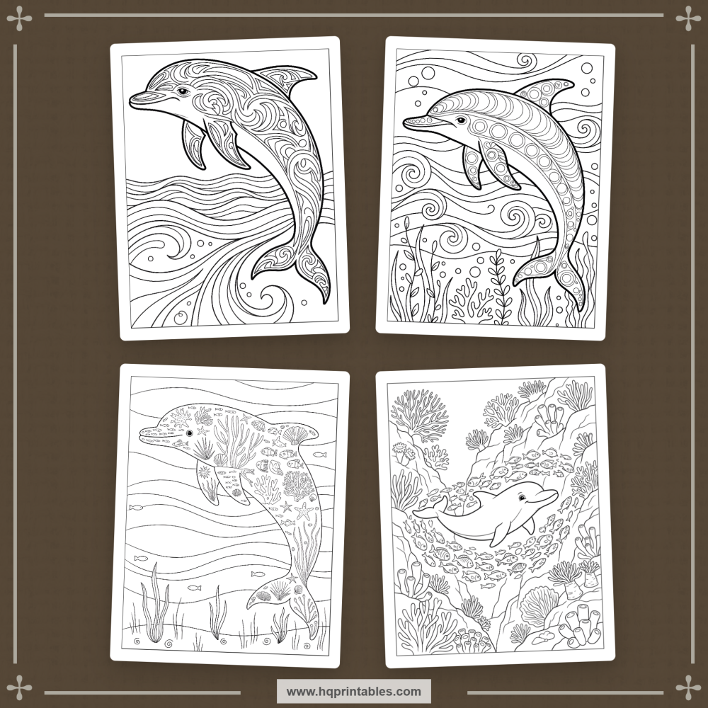 kids ocean coloring book