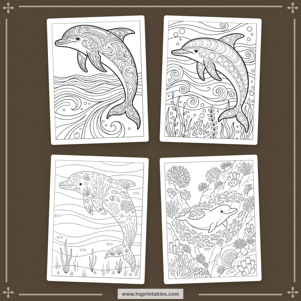 kids ocean coloring book