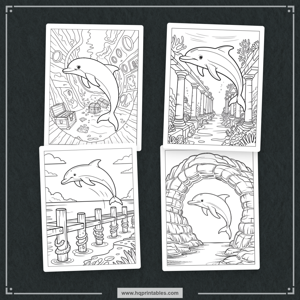 kids ocean coloring book