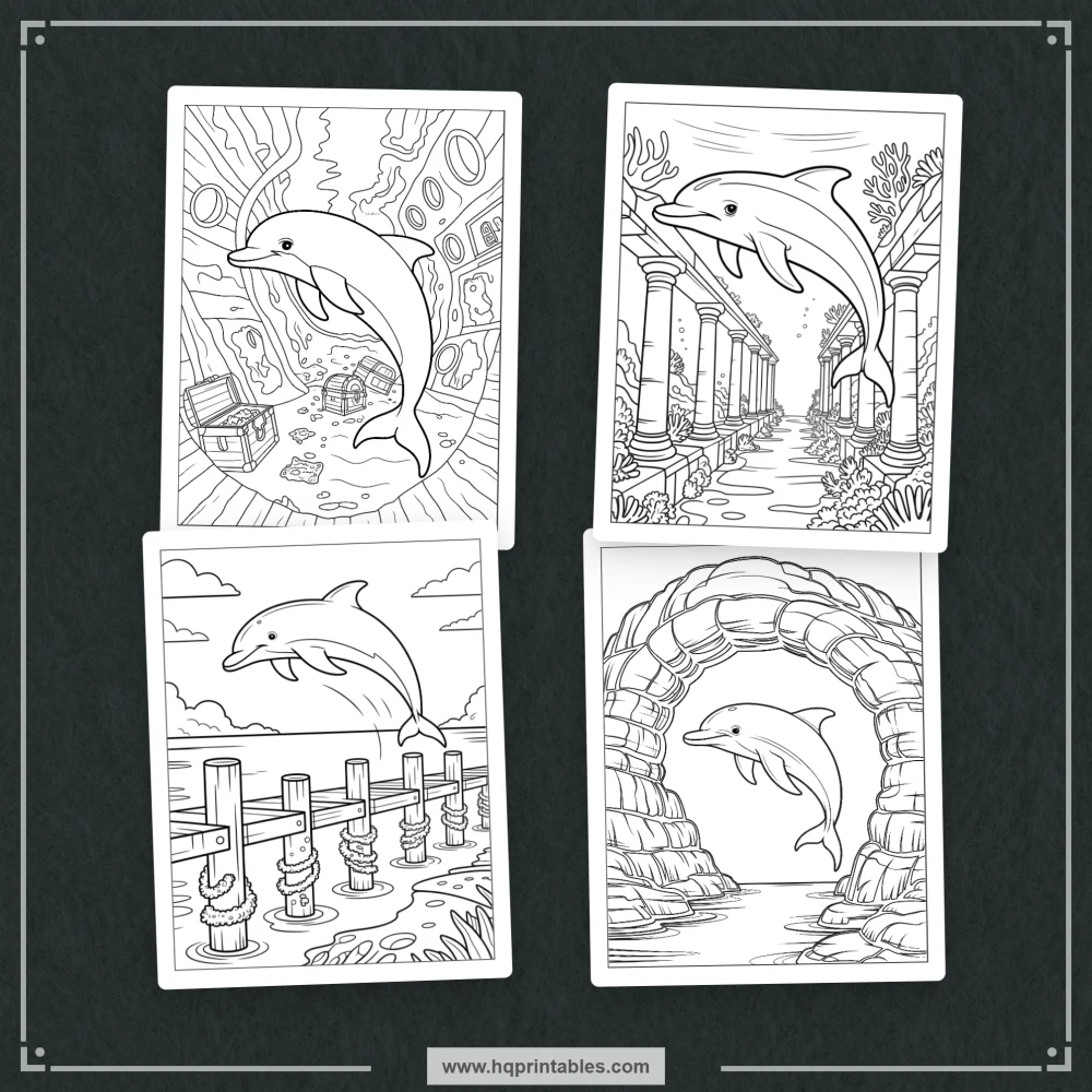 kids ocean coloring book