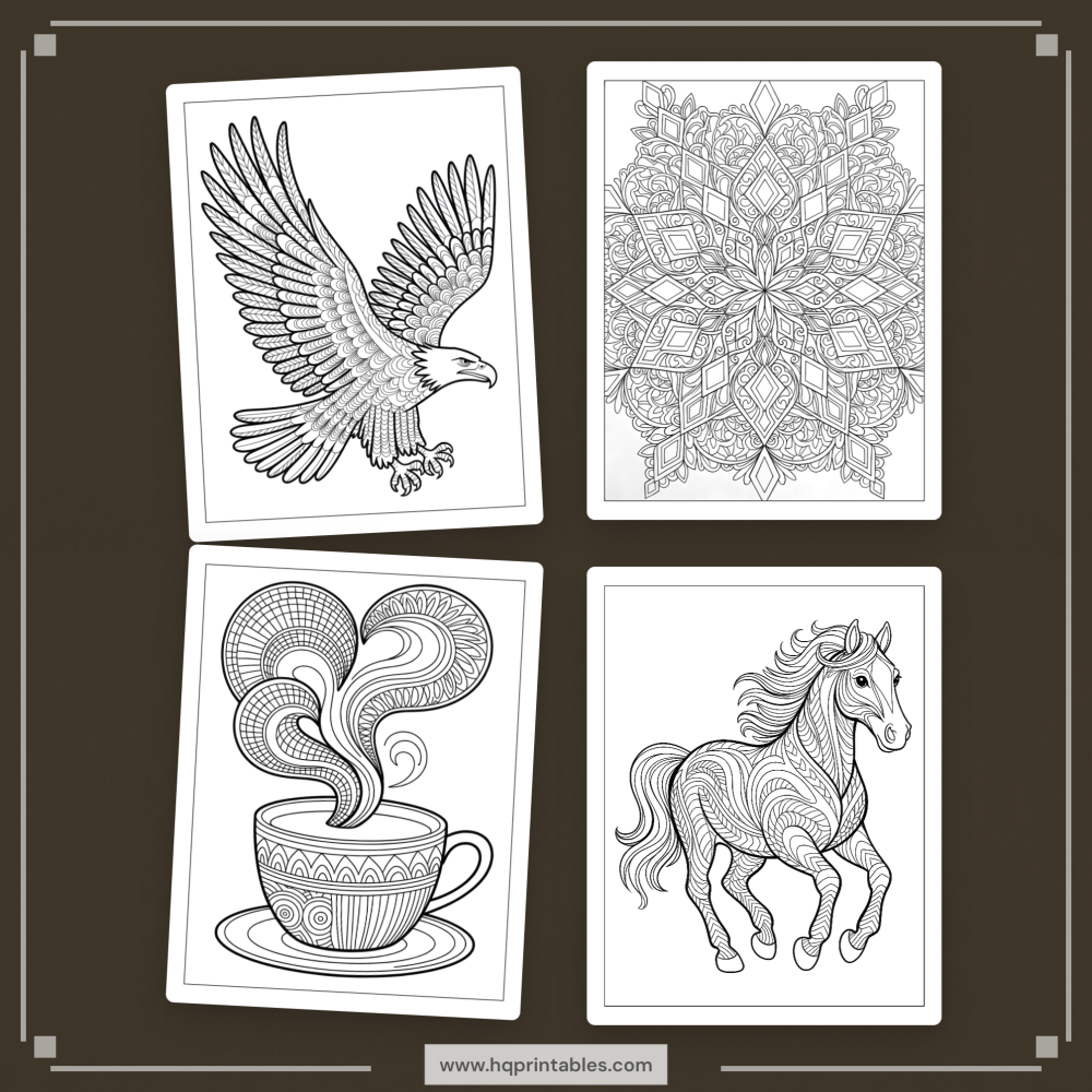 adult relaxation coloring book