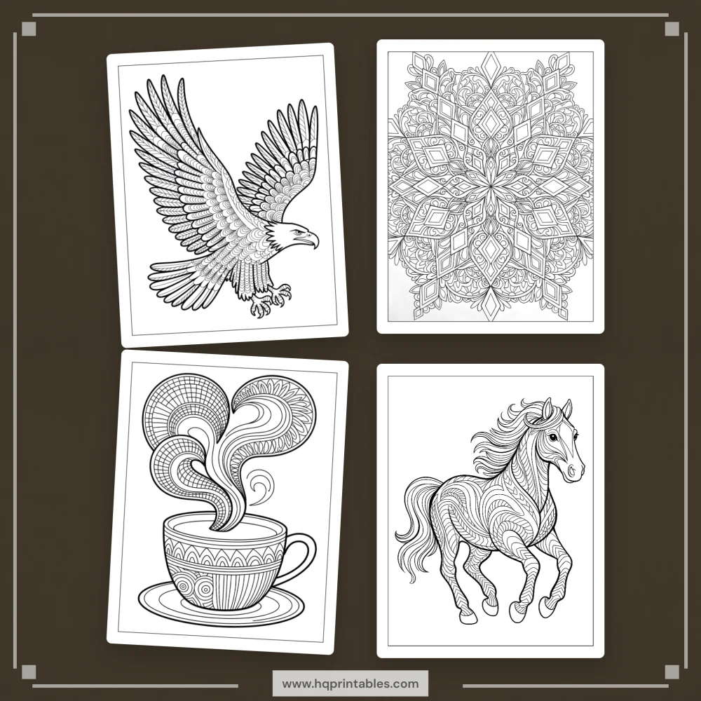 adult relaxation coloring book