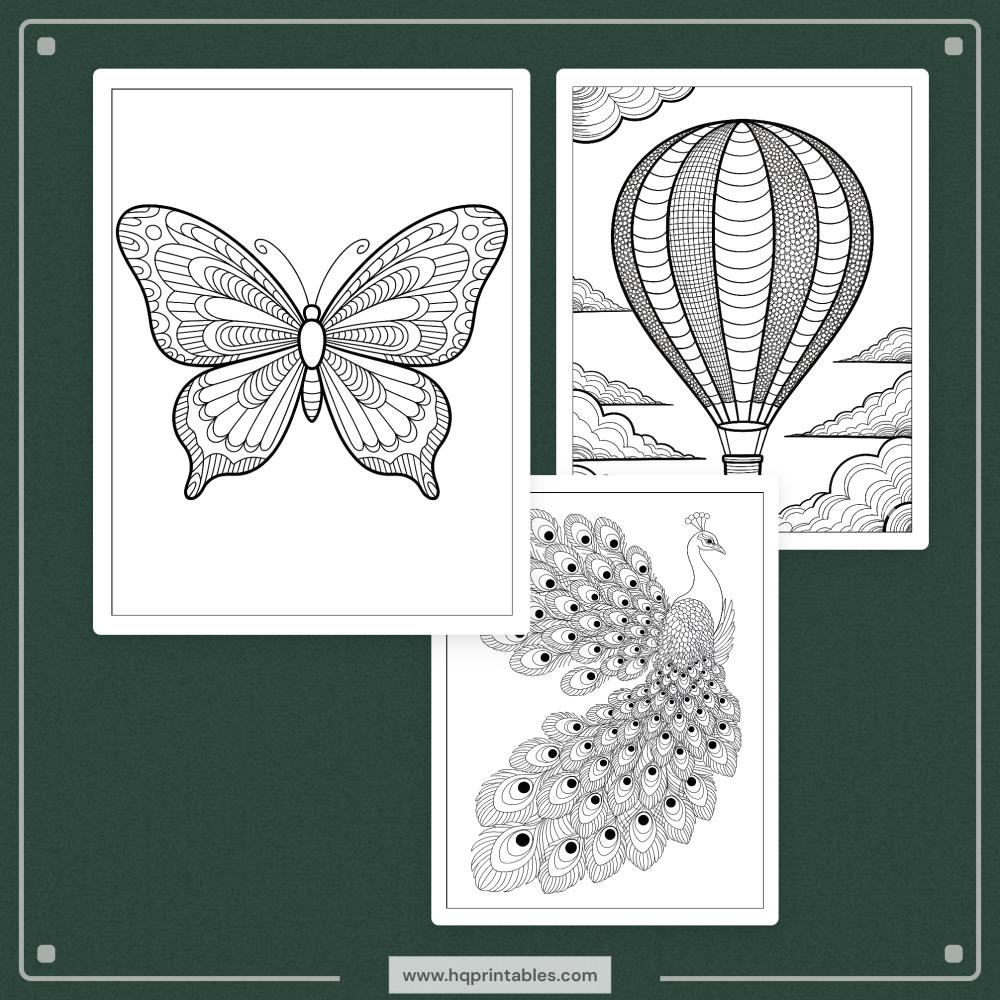 adult relaxation coloring book