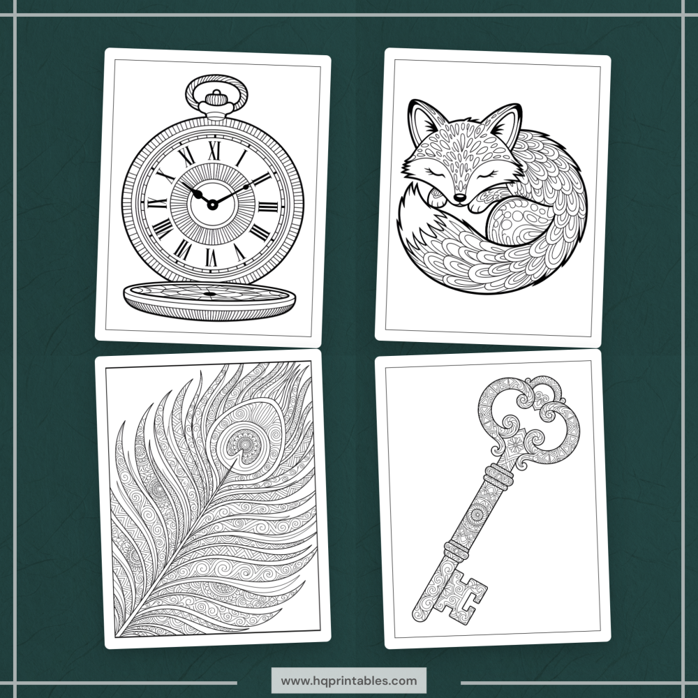 adult relaxation coloring book