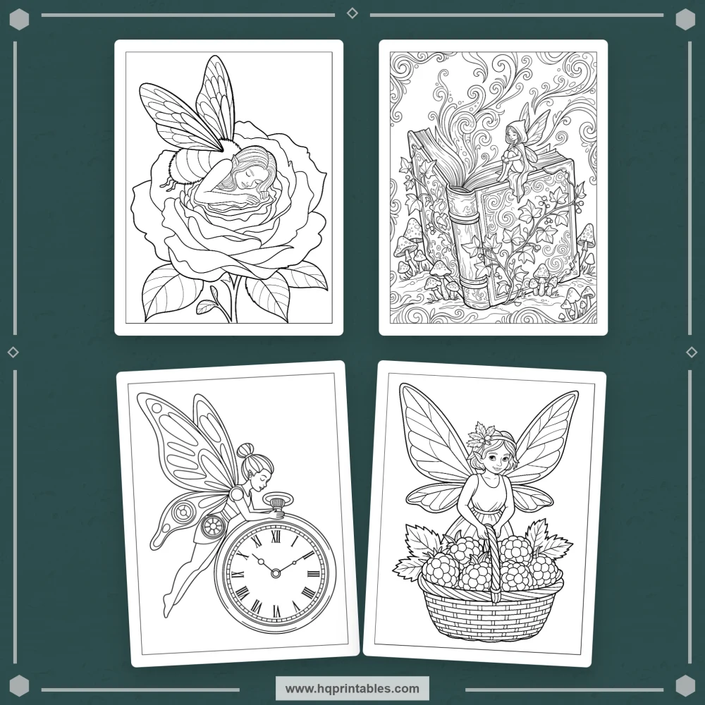 fantasy treehouse coloring