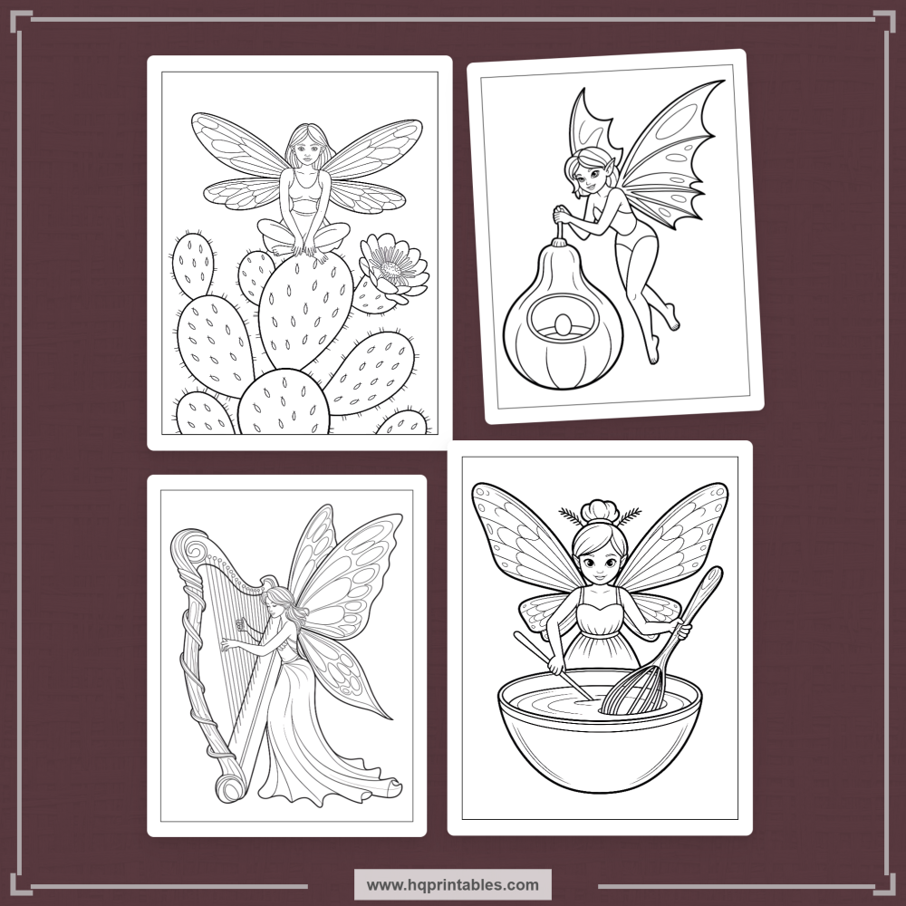 fantasy treehouse coloring