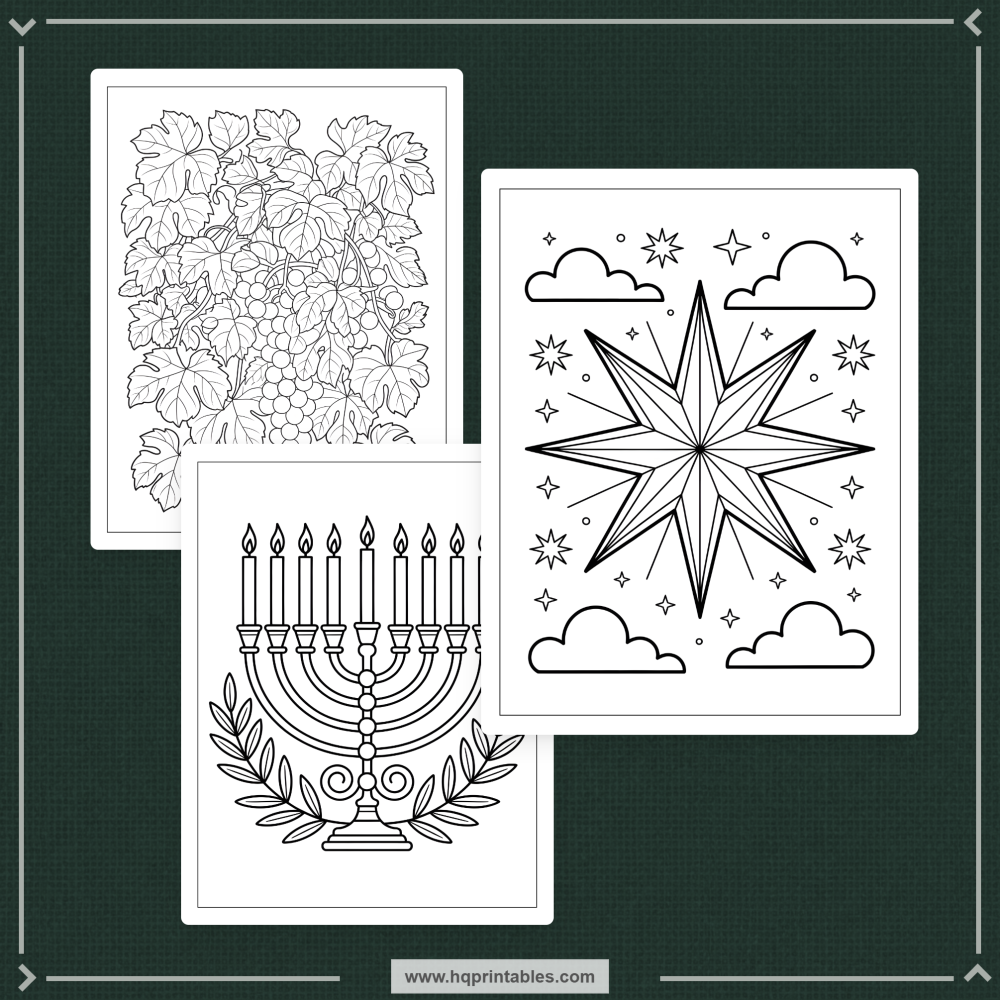 Printable adult Bible verse coloring book featuring Christian faith scripture pages for digital download