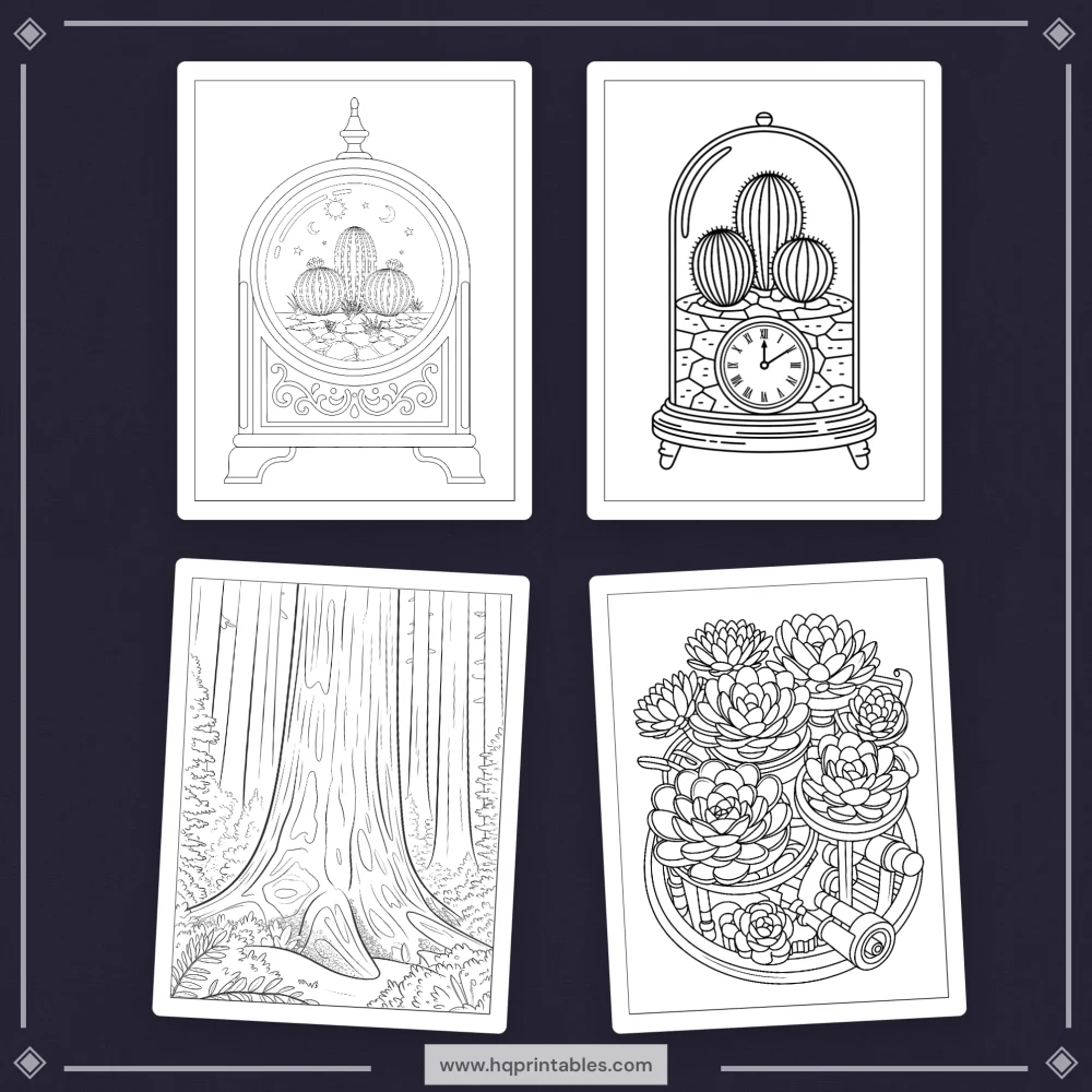 Printable digital mindfulness coloring book for adults featuring calming meditation patterns